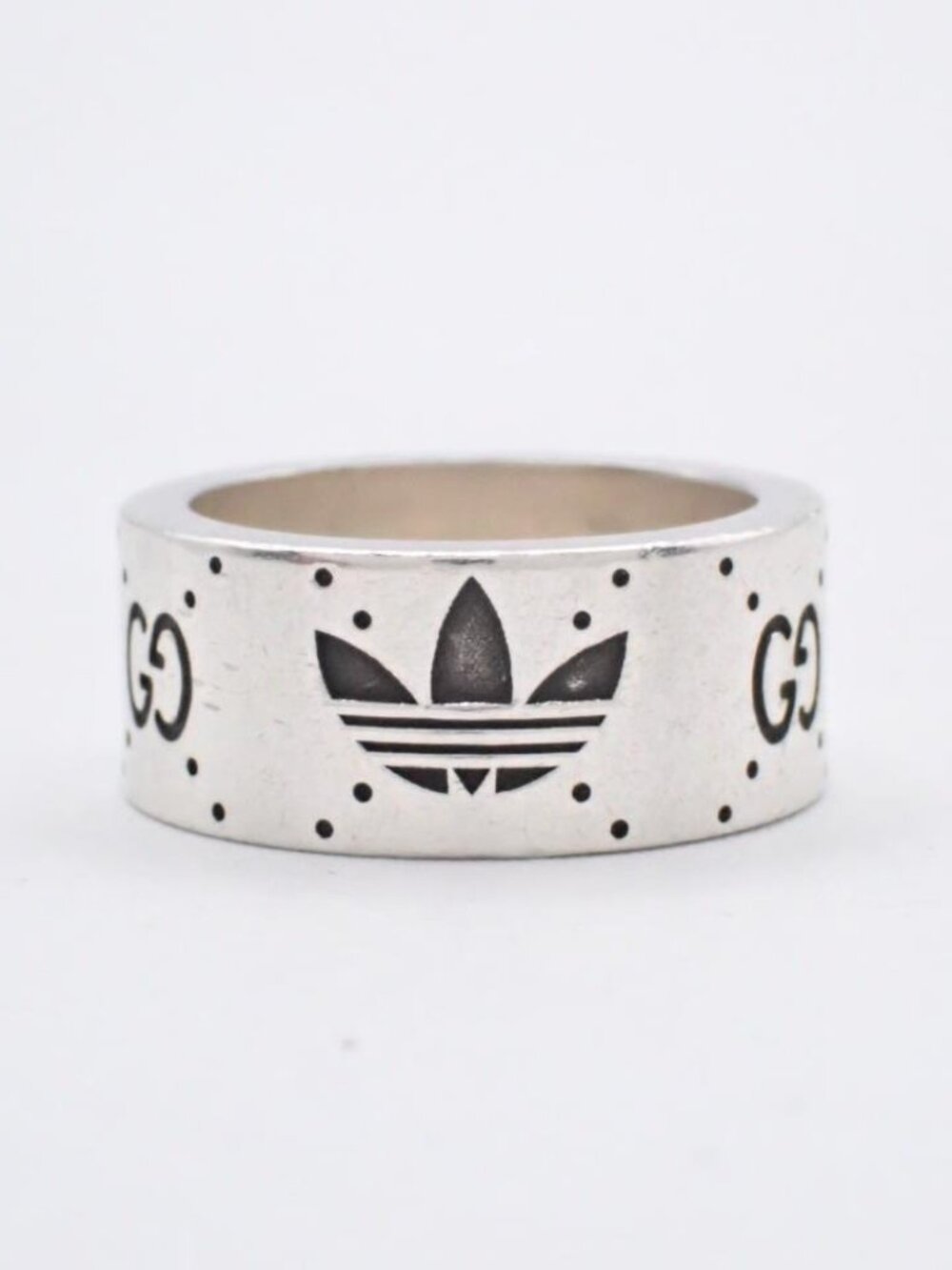 Gucci x Adidas Ring 925 Size 7.5